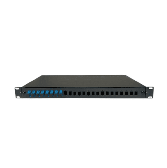 Кросс оптический 1U-SC/APC-8-8-8