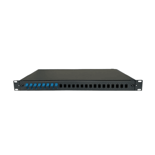 Кросс оптический 1U-FC/UPC-8-8-8